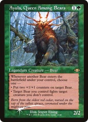 Ayula, Queen Among Bears - Foil - Retro Frame - MH1